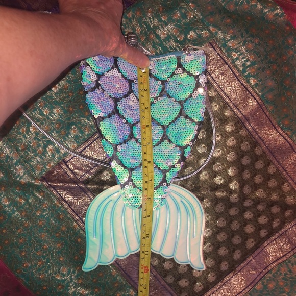 New without Tags Sequin Mermaid Crossbody Purse 👛🧜‍♀️ by P.S. 🧜‍♀️ - Picture 10 of 17